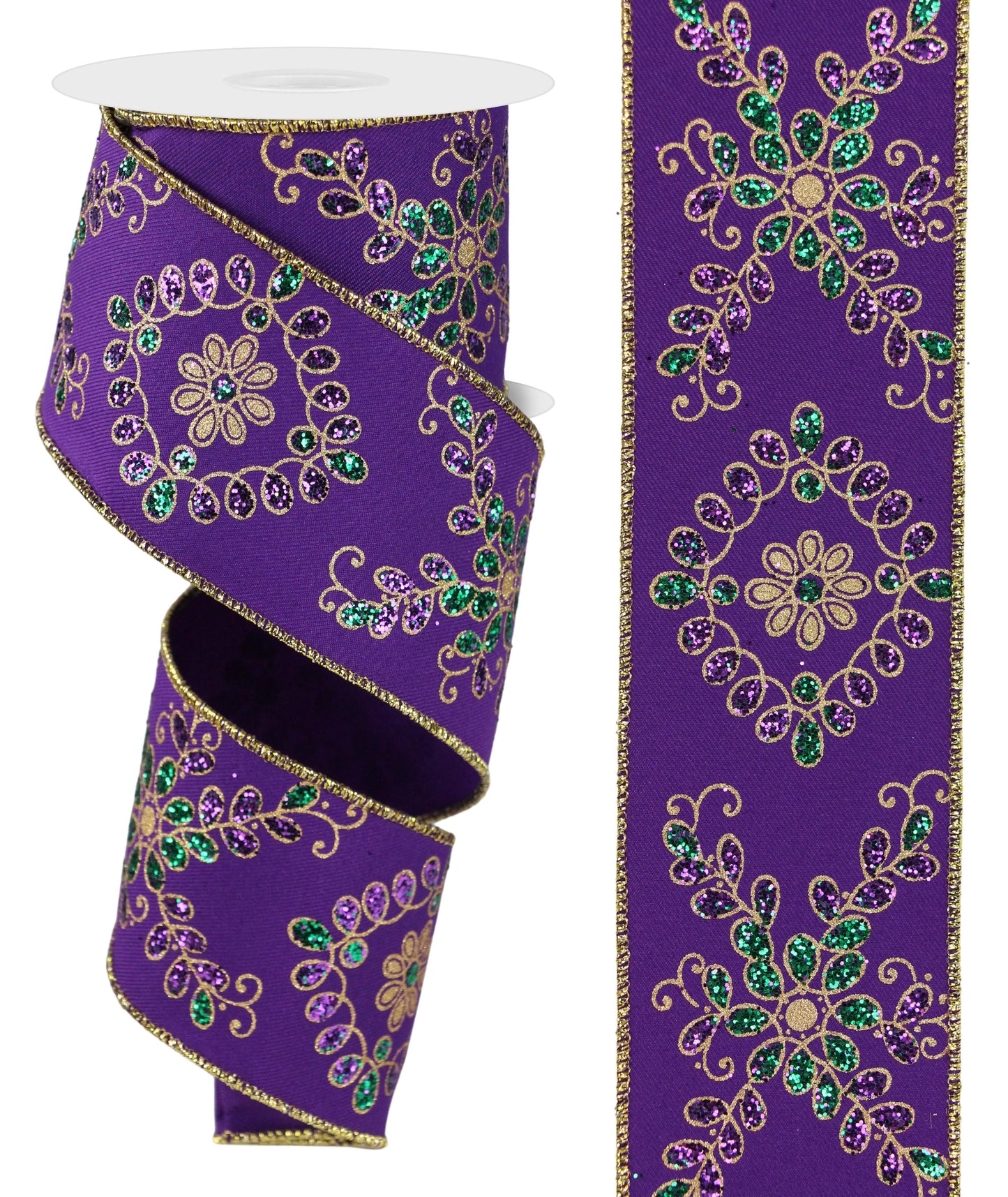 2.5" x 10yd Ornate Loop Diamond