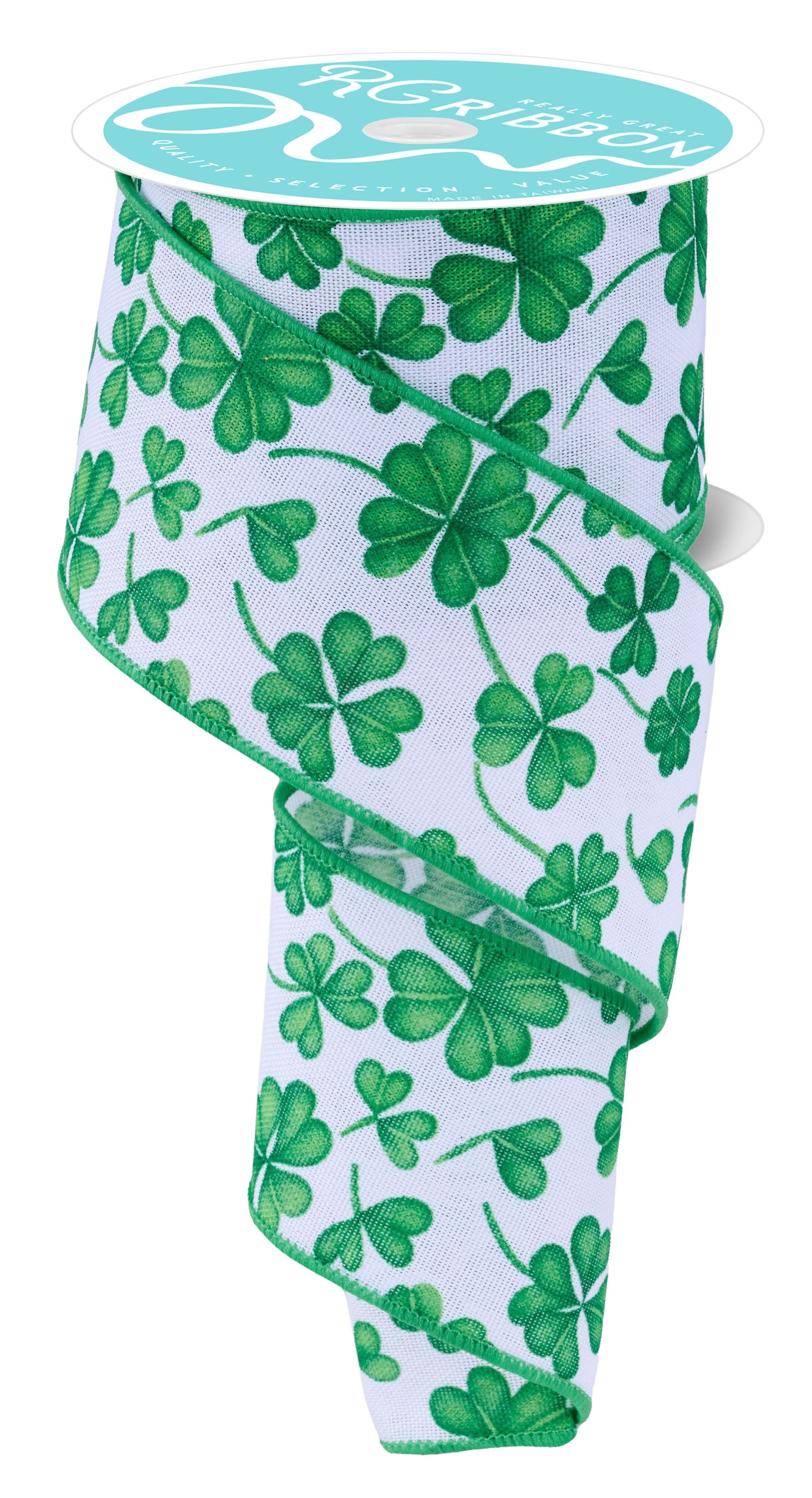 2.5" x 10yd Shamrocks