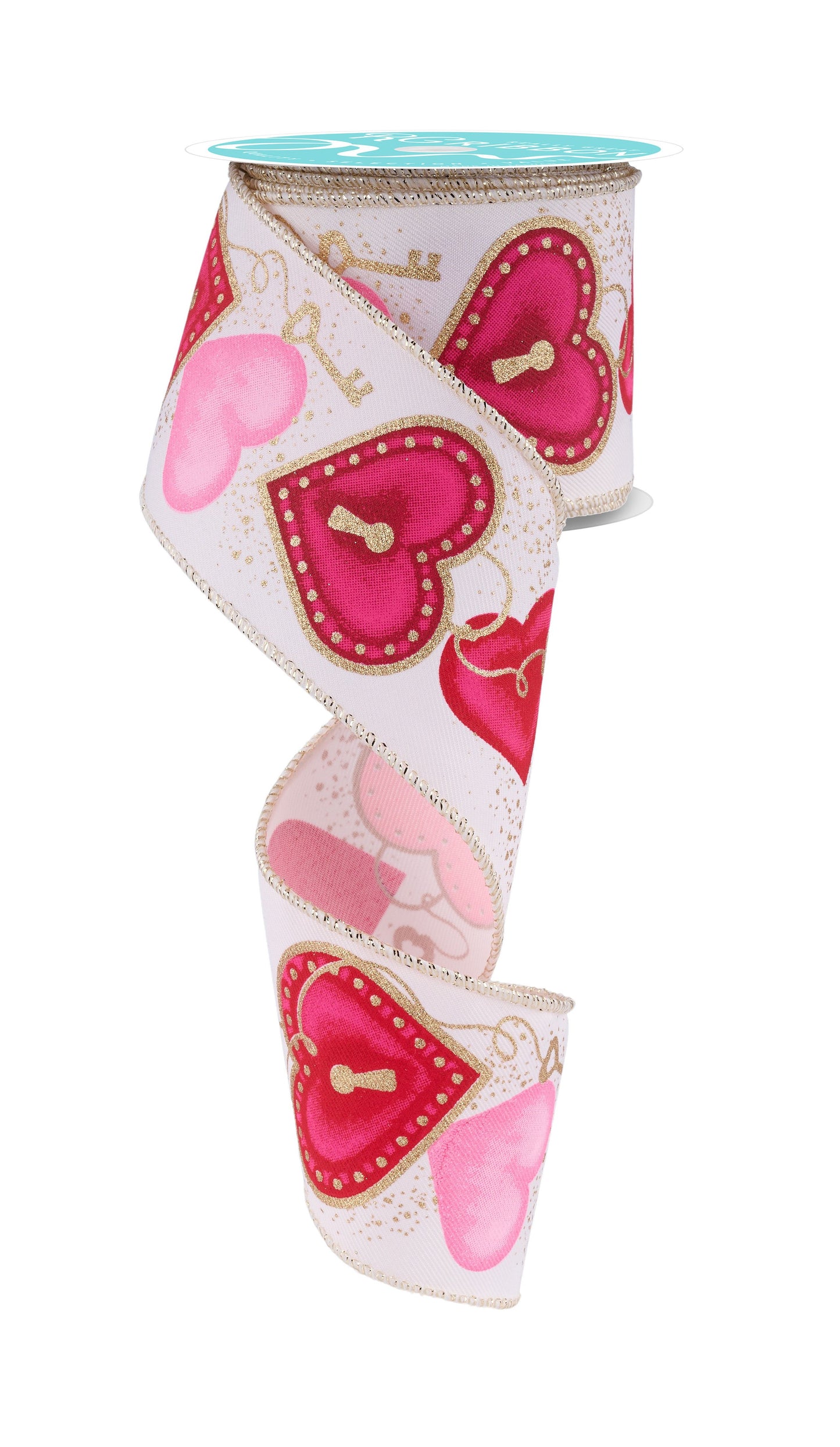 2.5" x 10yd Heart Locks