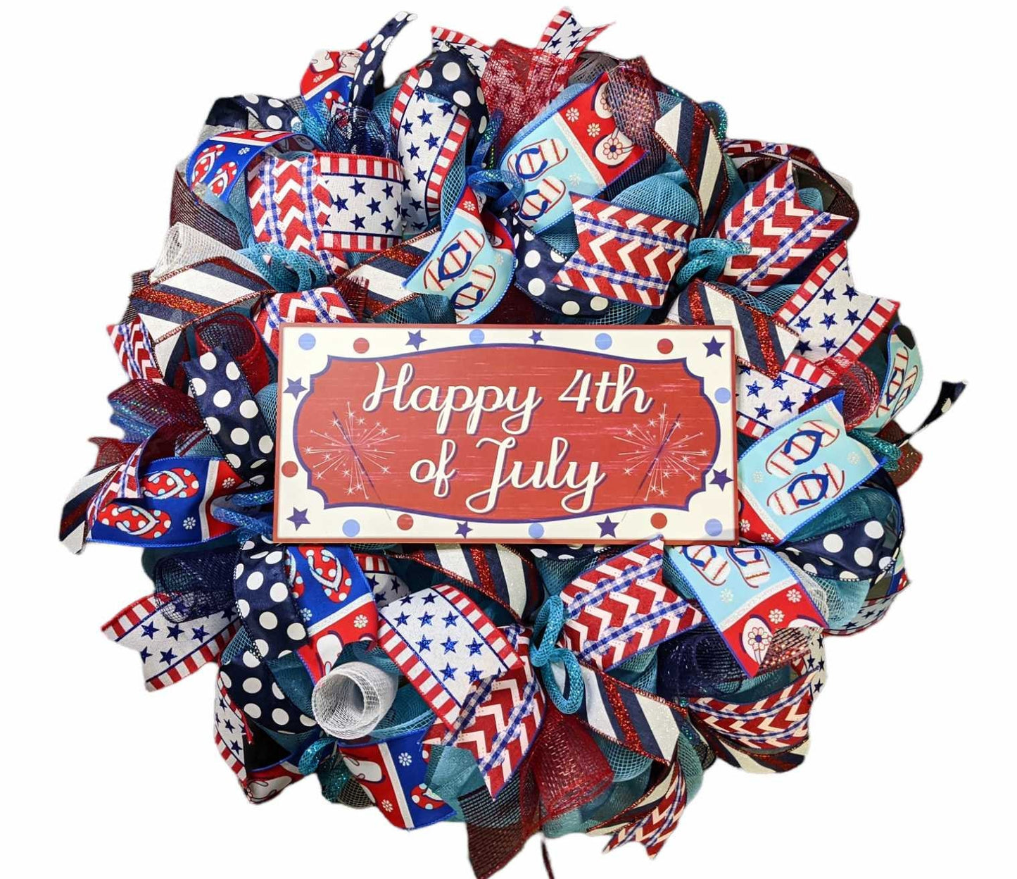 Happy 4th of July Wreath