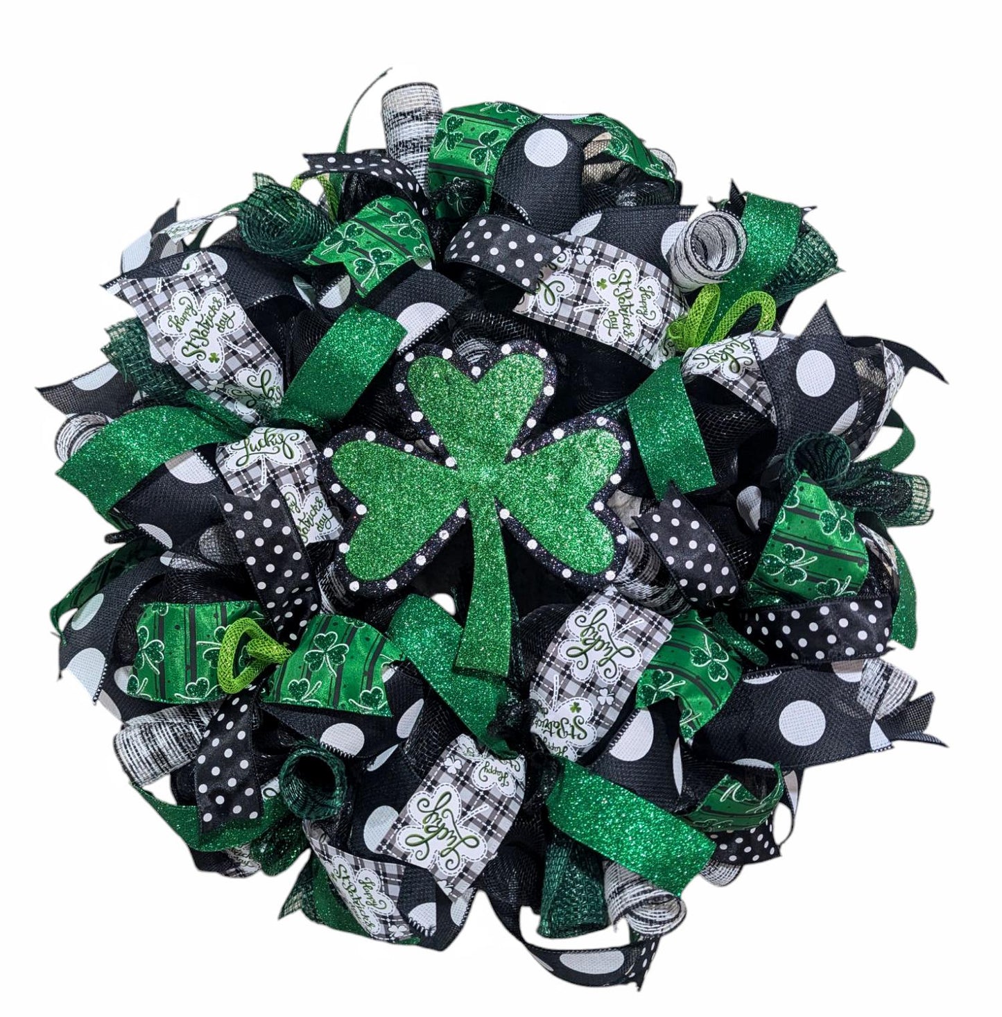 St. Patricks day Wreath, Spring Wreath, Happy St. Patricks Day wreath, St. Patricks Day Decor,St. Patties Day Wreath, door wreath, saint pat