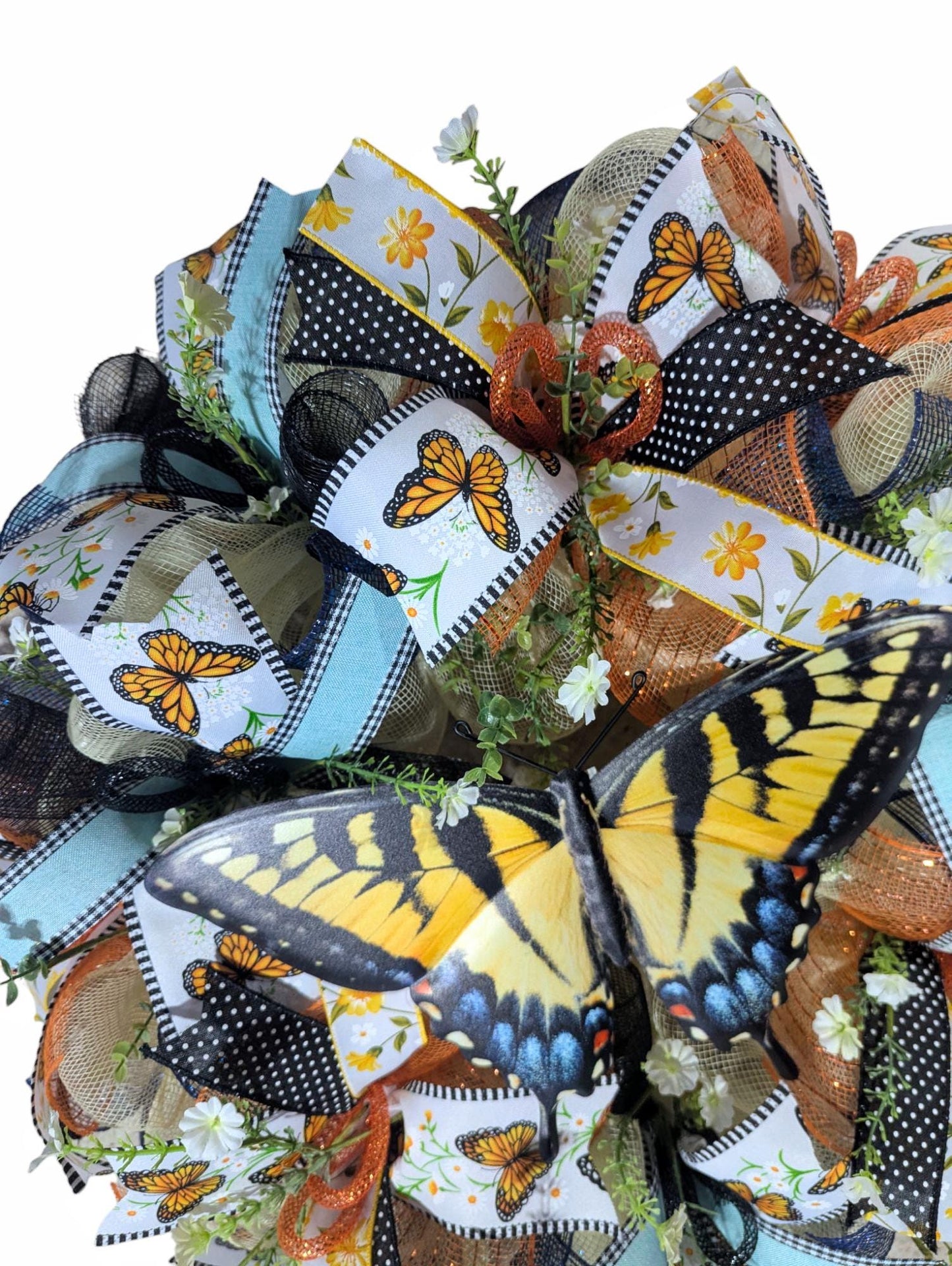 Butterfly wreath