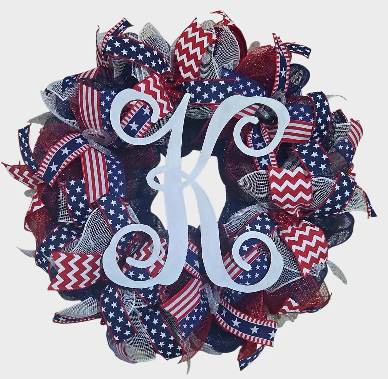 Patriotic marquee wreath