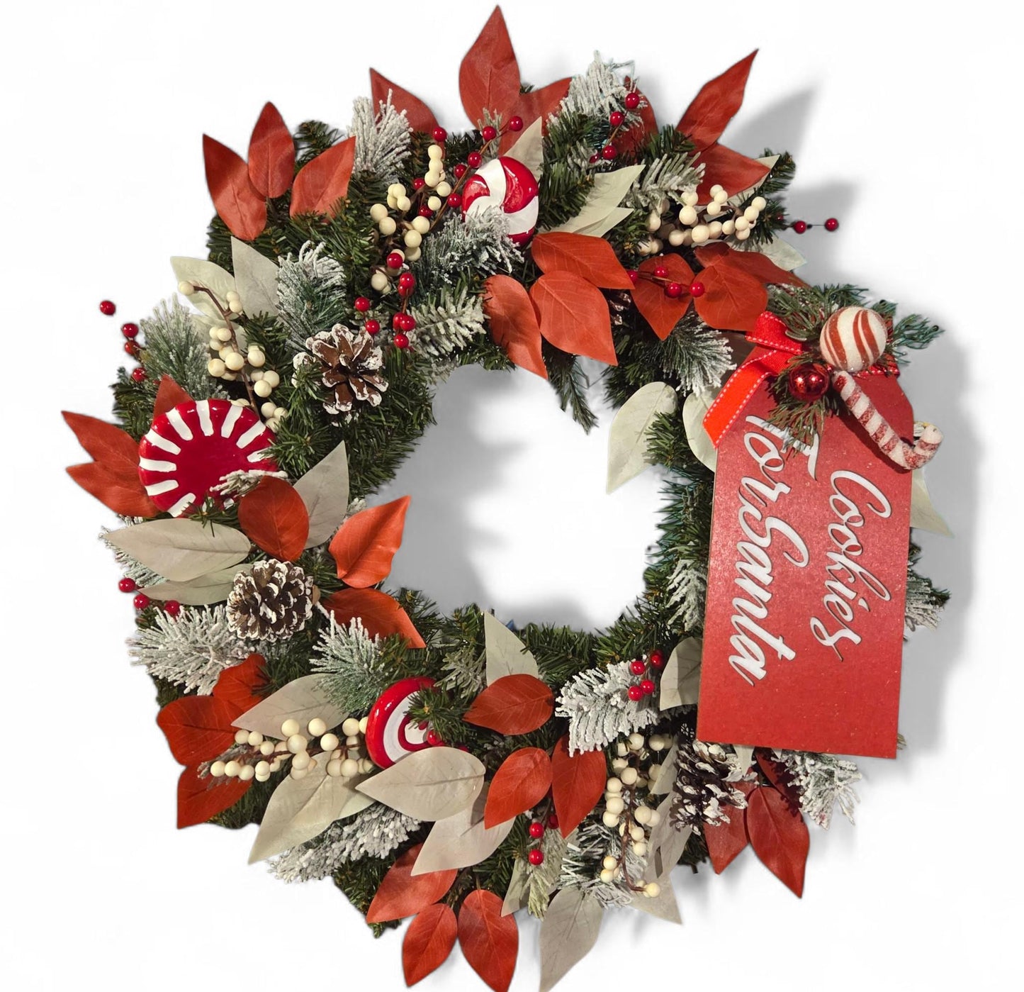 Candy Cane Wreath, Christmas Wreath, Whimsical Wreath, Christmas Wreaths, Wreath, Door Decor, Christmas Decorations, Candy Cane