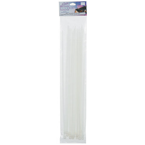 Zip Tie Locking Ties Clear 12 inches - 24 pieces