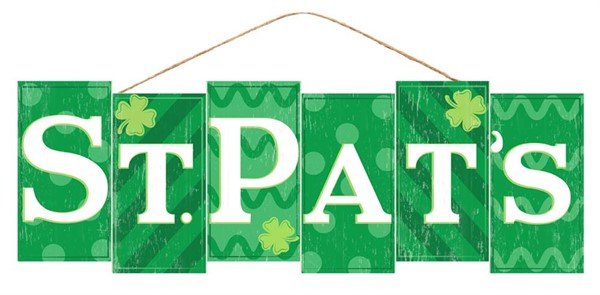 14" x 4.75 - St. Pats Block Sign