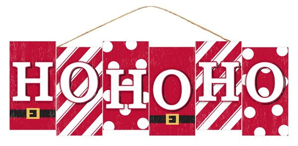 14" X 4.75" - HOHOHO BLOCK SIGN