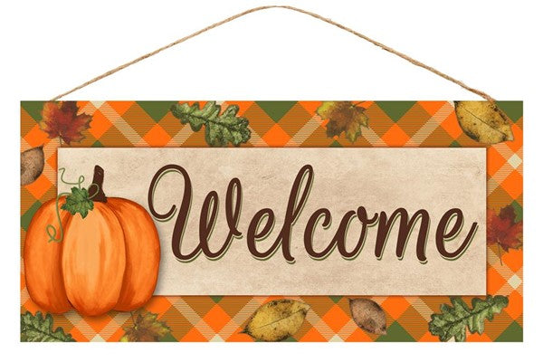 12.5" X 6" WELCOME SIGN