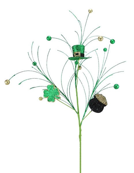 29" LEPRECHAUN HAT/SHAMROCK SPRAY