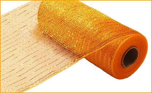 10" GOLD WITH GOLD FOIL MESH - (10YDS)