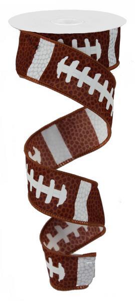 1.5" FOOTBALL LACES RIBBON - (10YDS)