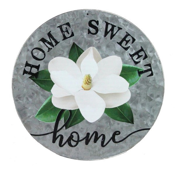 12" HOME SWEET HOME MAGNOLIA SIGN