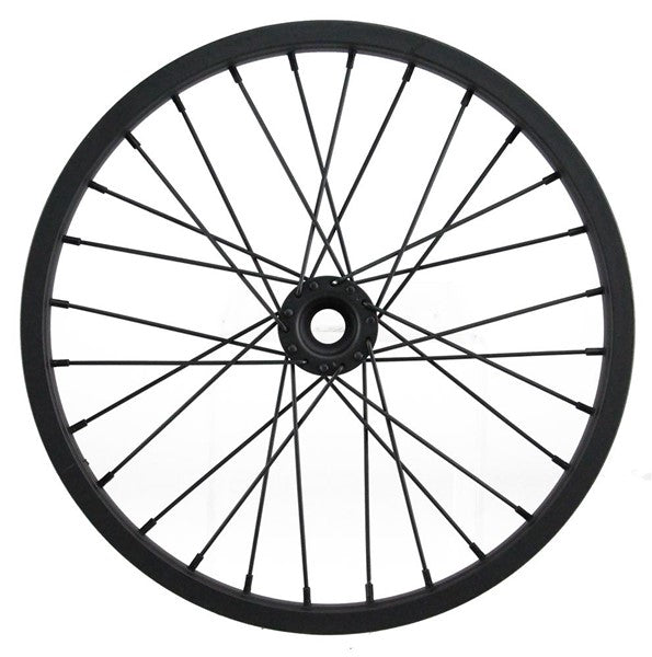 16.5" DIA DECORATIVE BICYCLE RIM - BLACK