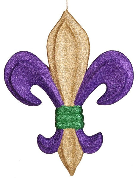 13" FLEUR DE LIS WITH HANGER
