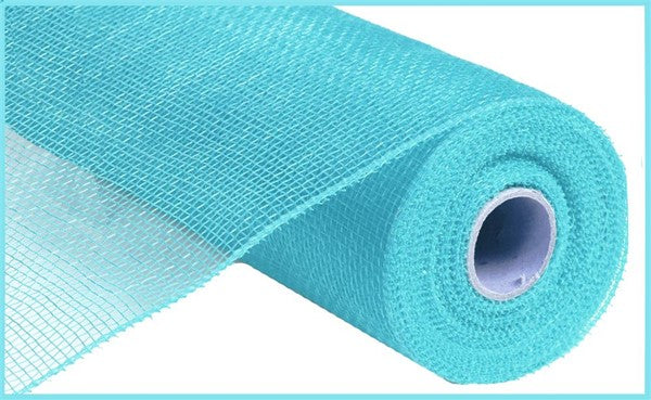 10" TURQUOISE BLUE DECO MESH - (10YDS)