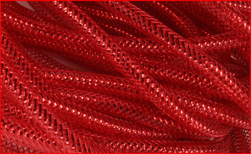 8MM RED DECO FLEX TUBING - (30YDS)