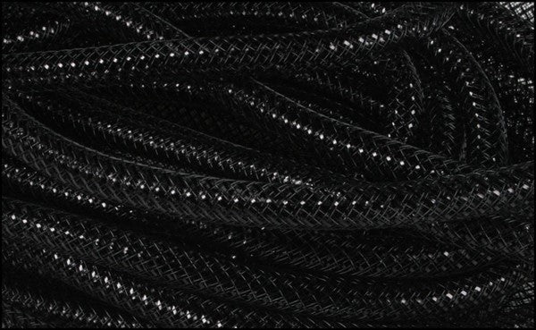 8MM BLACK DECO FLEX TUBING - (30YDS)