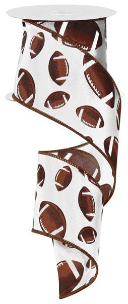 2.5" FOOTBALL RIBBON - (10YDS)