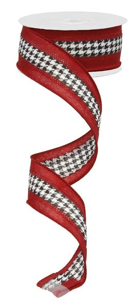 1.5" X 10YDS - HOUNDSTOOTH RIBBON