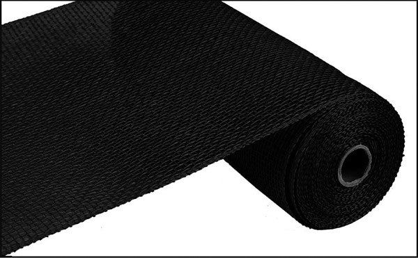 10" X 10YDS BLACK POLY BURLAP MESH