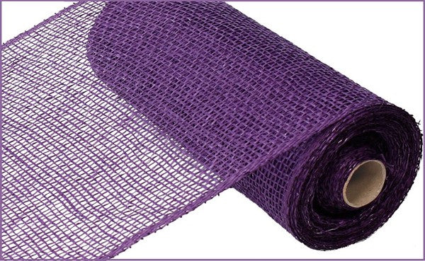 10" PURPLE POLY BURLAP MESH - (10YDS)