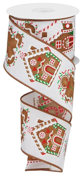 2.5" GINGERBREAD HOUSES -10YDS