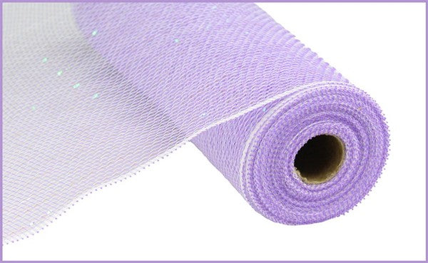 10" PASTEL LAVENDER DECO MESH - (10YDS)