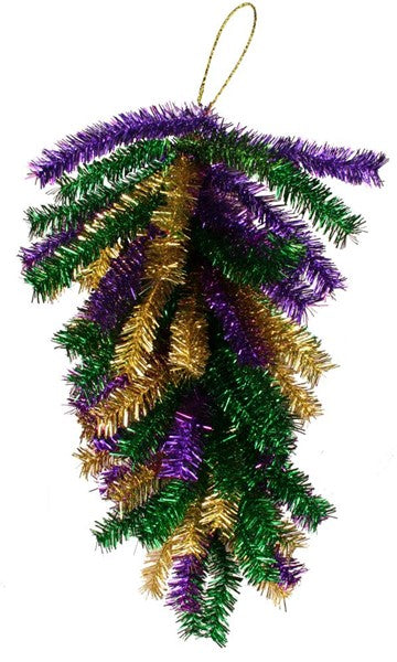 24"L MARDI GRAS TEARDROP SWAG