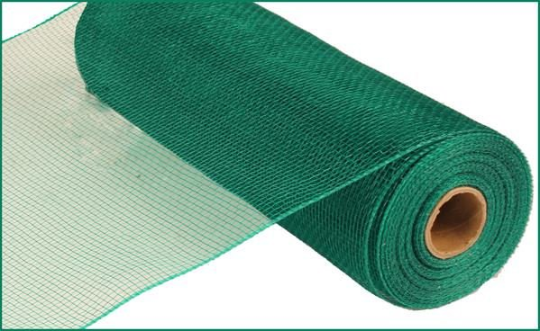 10" EMERALD GREEN DECO MESH - (10YDS)