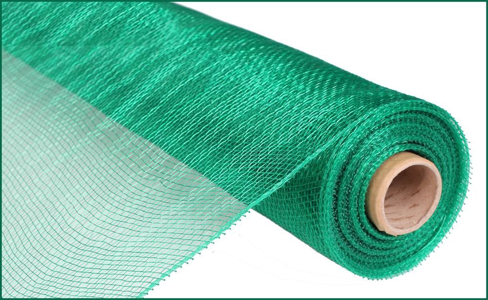 21" EMERALD GREEN DECO MESH - (10YDS)