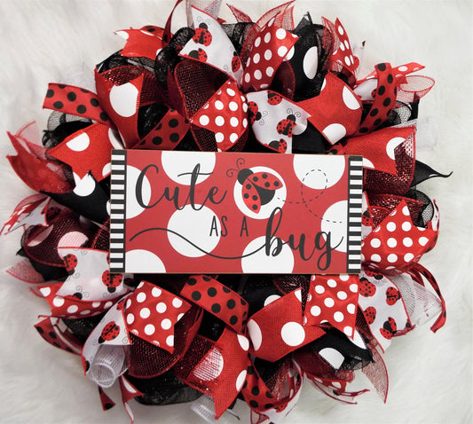 Lady Bug Wreath