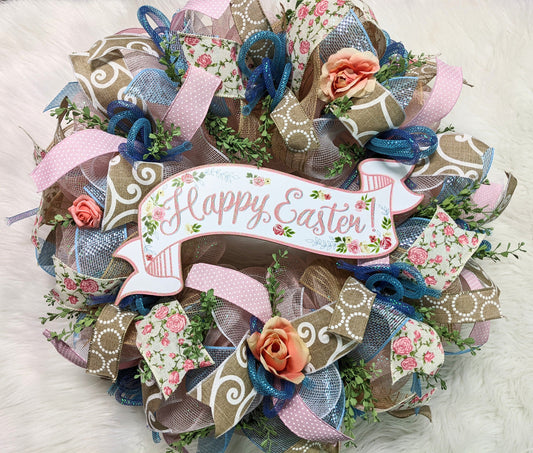 Happy Easter Wreath