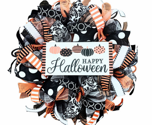 Happy Halloween Wreath