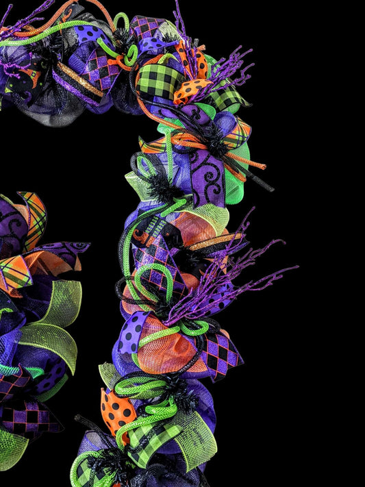 Halloween Wreath and Garland Set