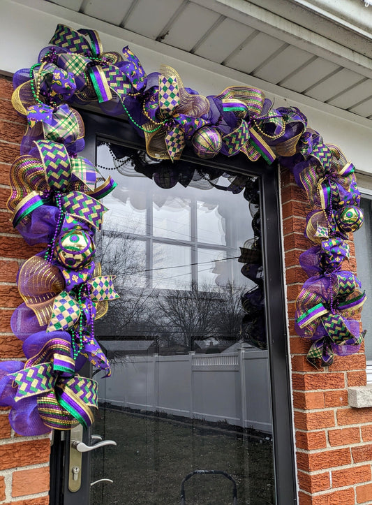 Mardi gras Garland