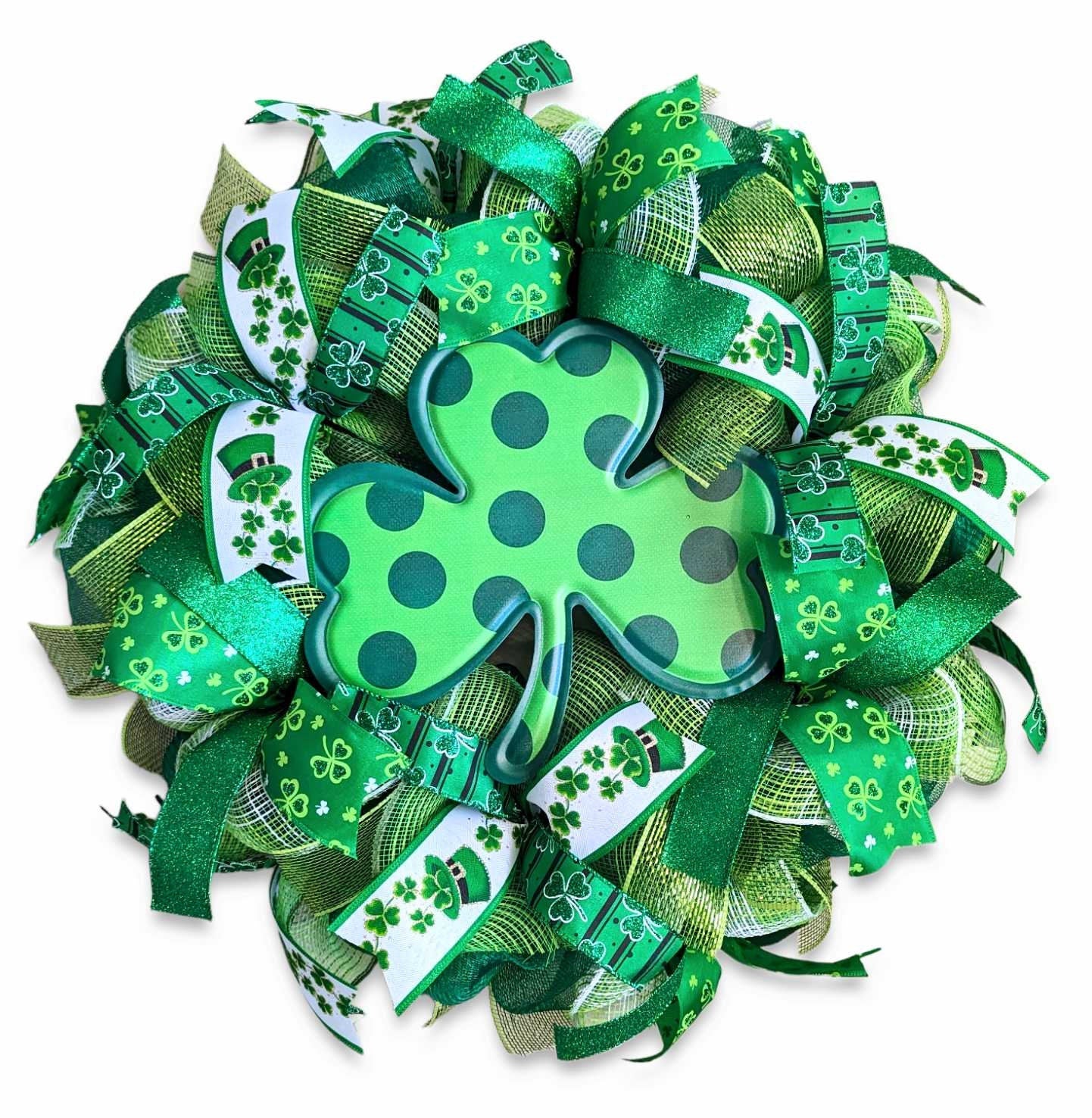 St. Patricks day Shamrock wreath
