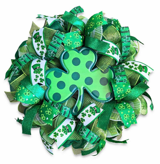 St. Patricks day Shamrock wreath