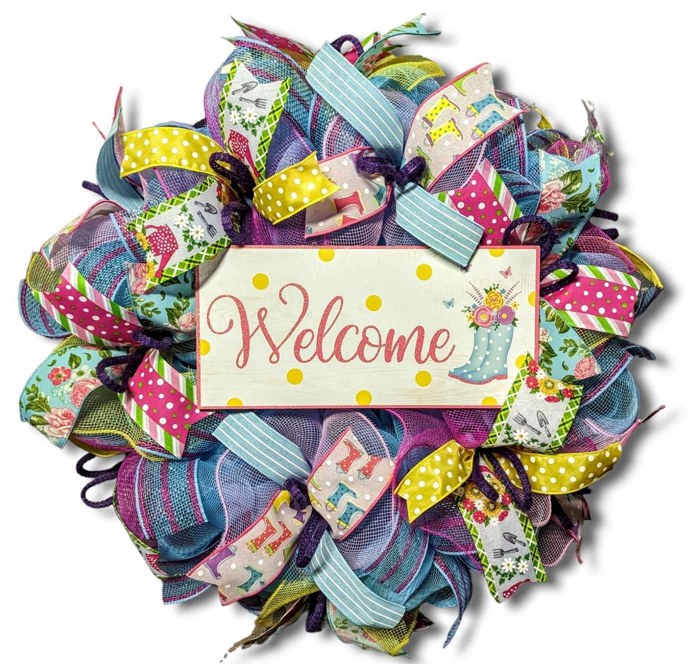 Spring Welcome Wreath