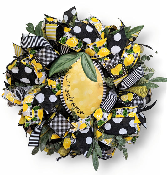 Lemon wreath