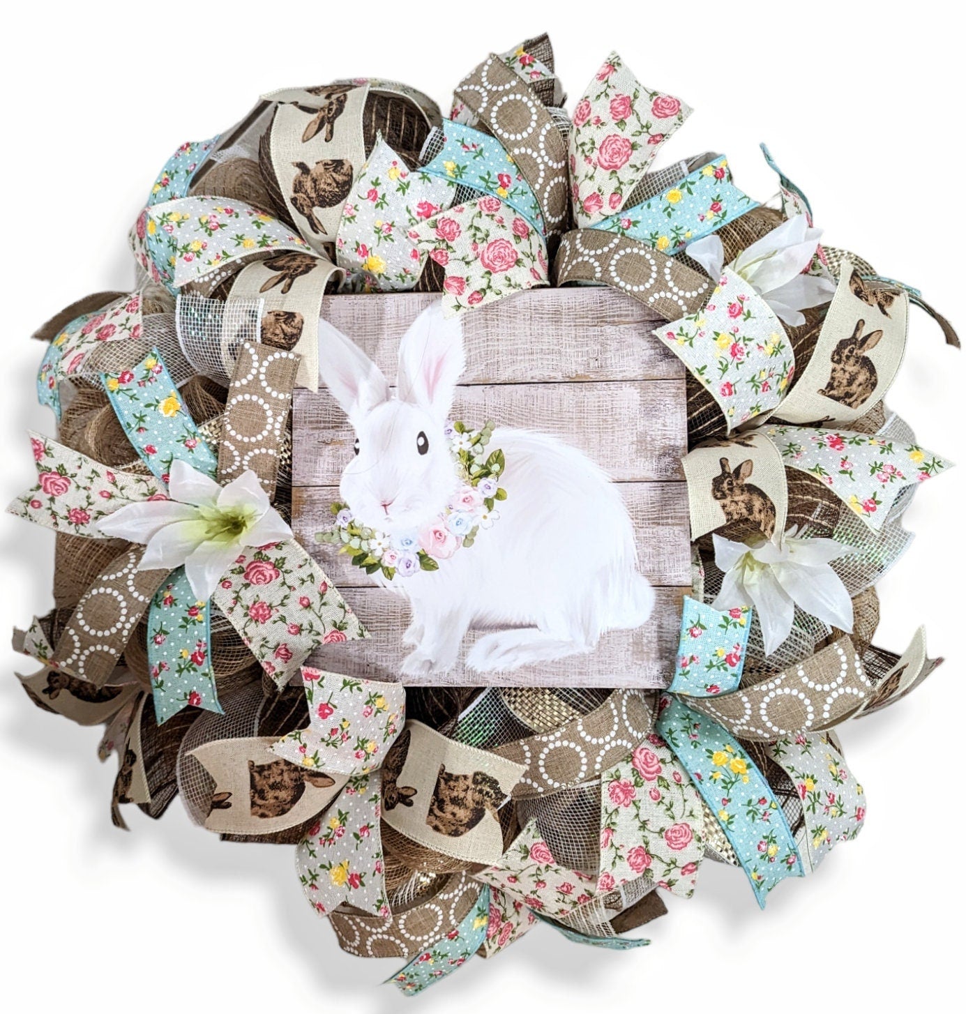 Easter wreath, bunny WREATH, spring wreath, easter wreath, carrot wreath, cottontail wreath, easter decorations, front door wreath