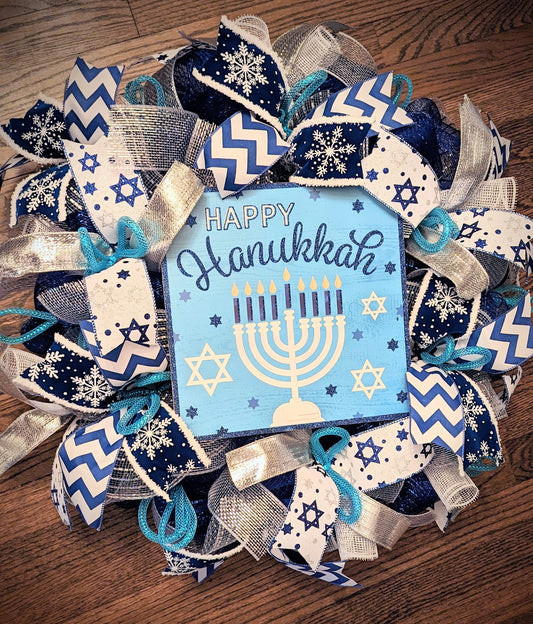 Hanukkah wreath