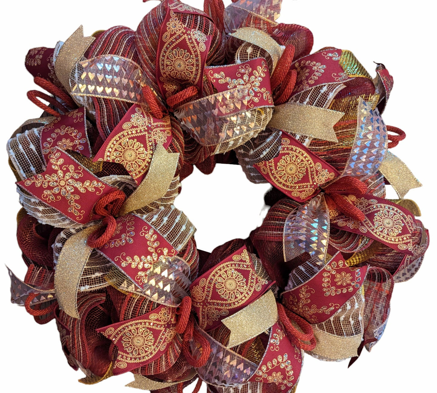 Valentines Day Wreath, Burgundy and Gold Valentines Day wreath, burgundy Valentine's day wreath, Valentine's day wreath for front door