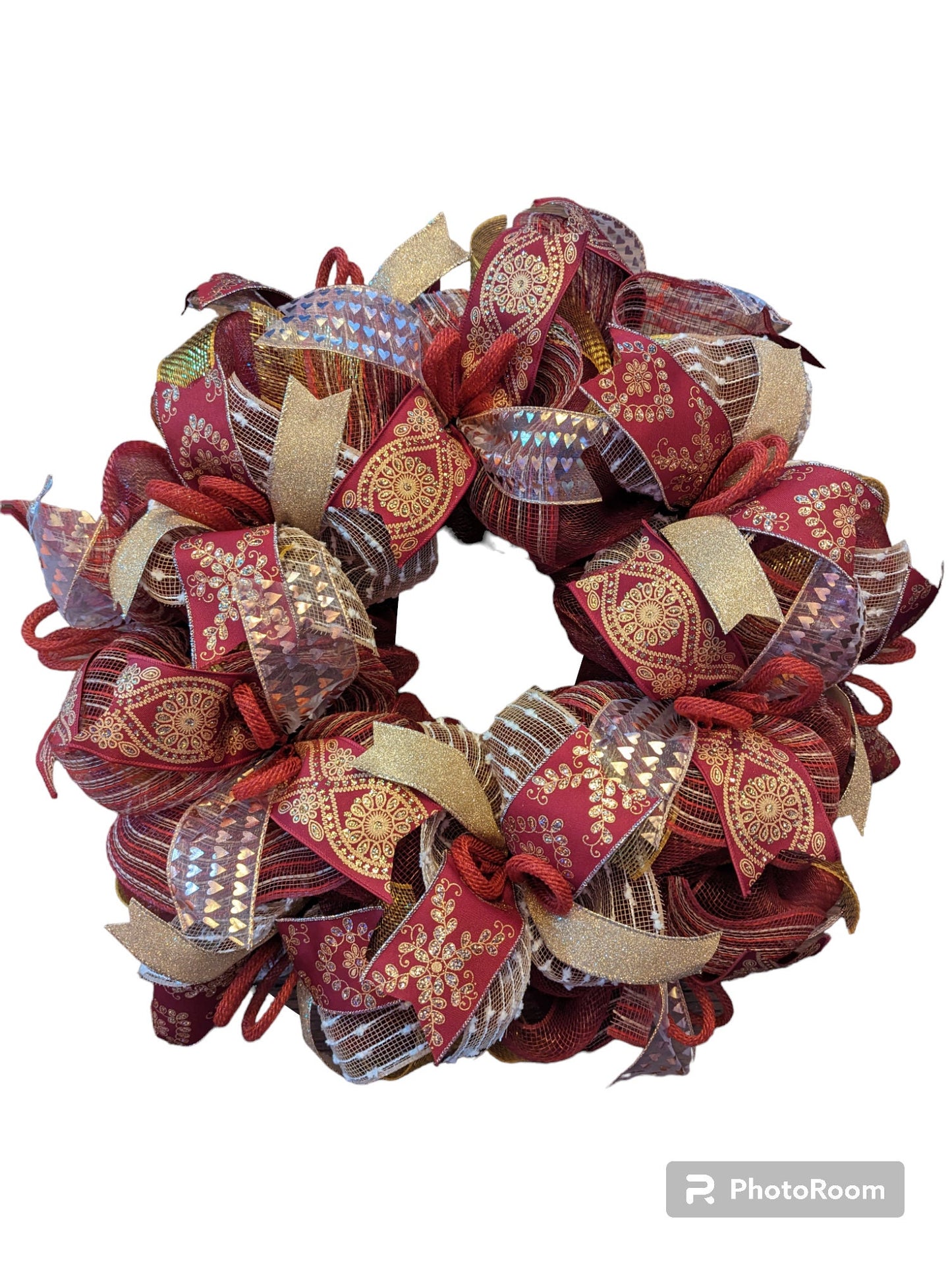 Valentines Day Wreath, Burgundy and Gold Valentines Day wreath, burgundy Valentine's day wreath, Valentine's day wreath for front door