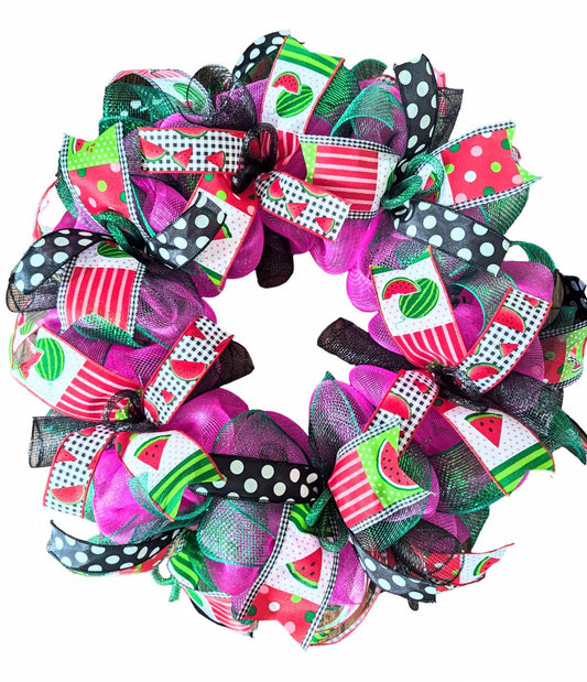 Watermelon wreath