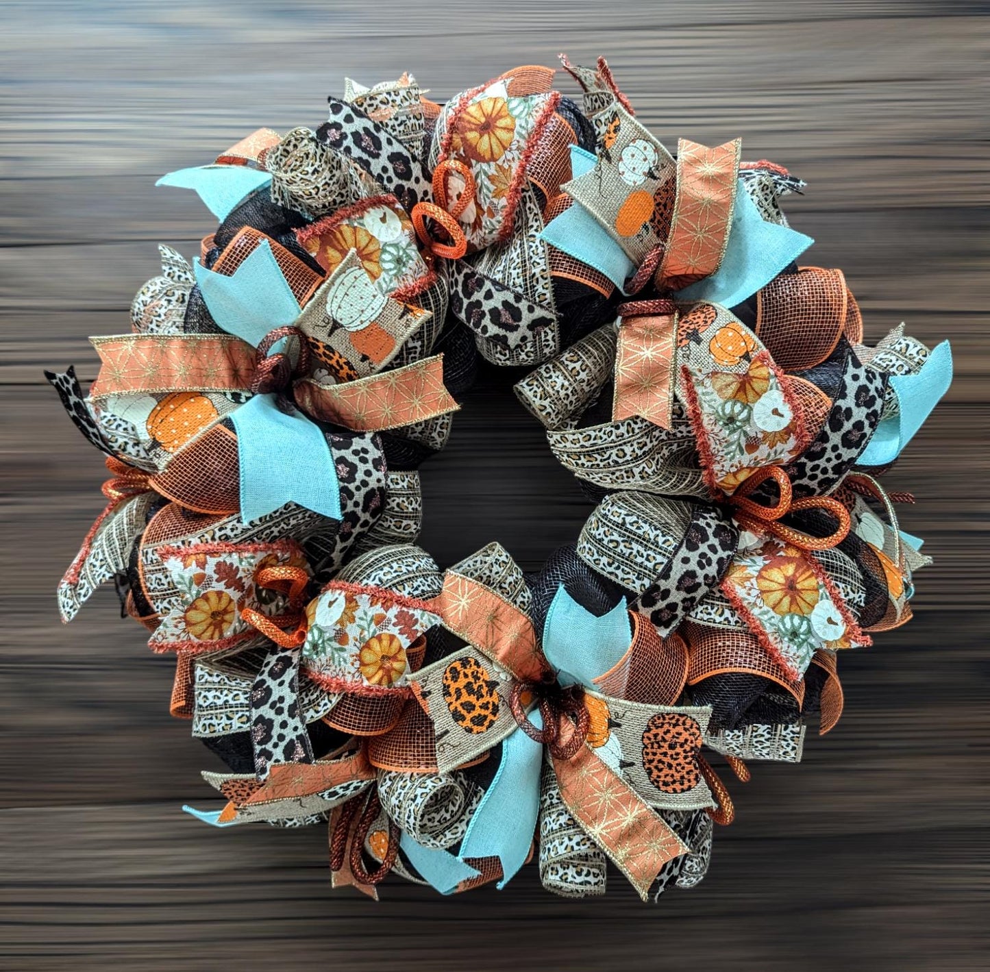 Open fall wreath