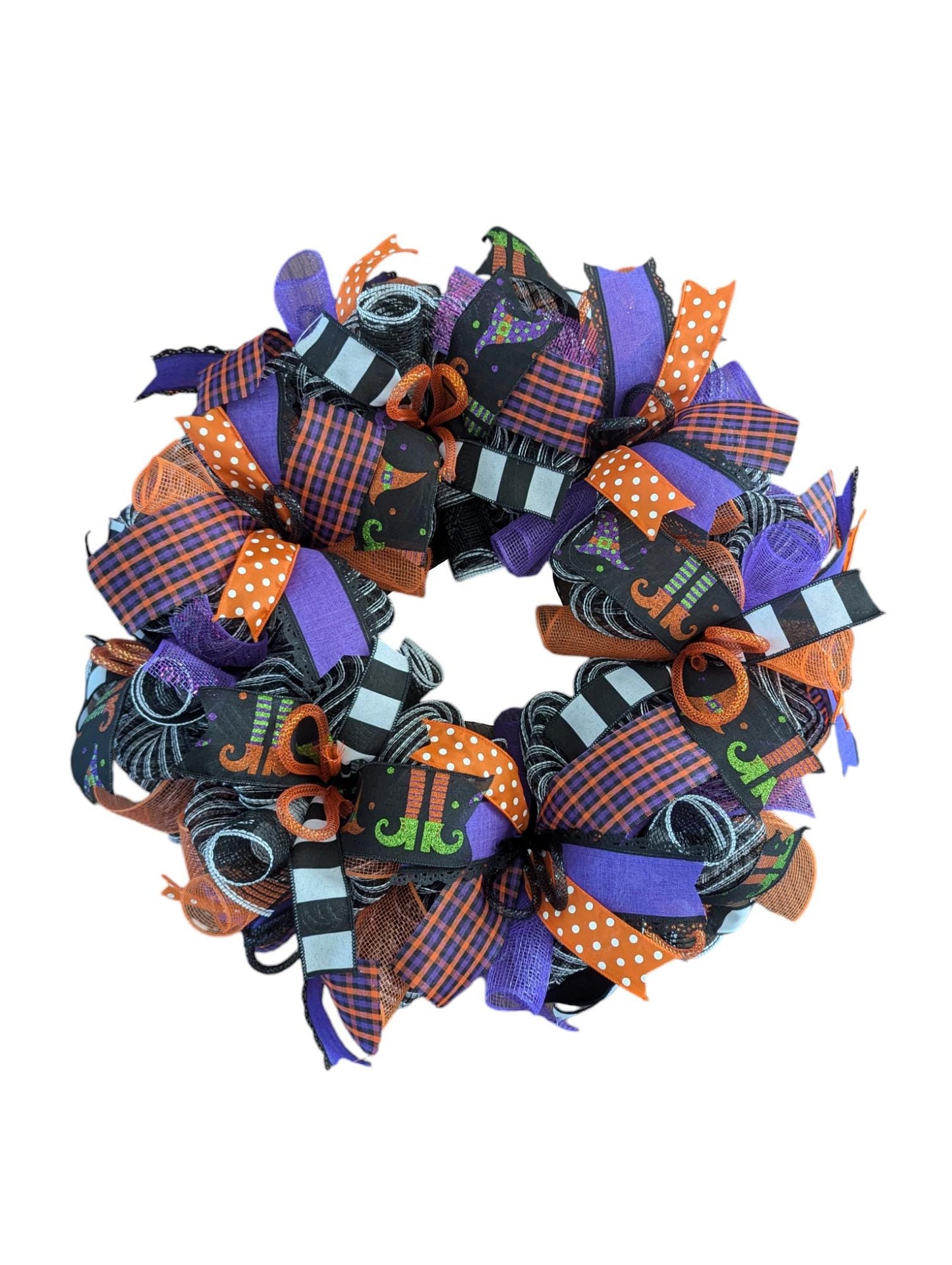 Open Halloween wreath