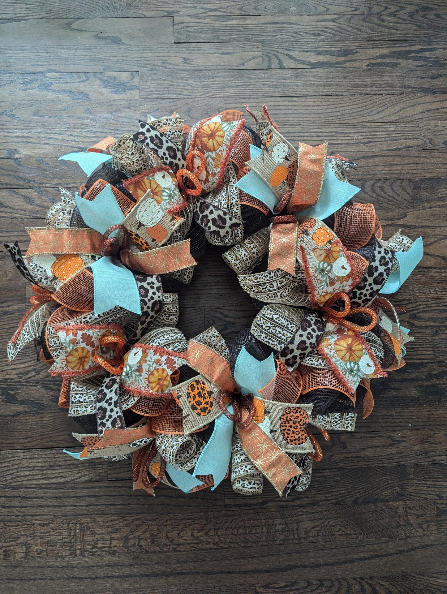 Open fall wreath