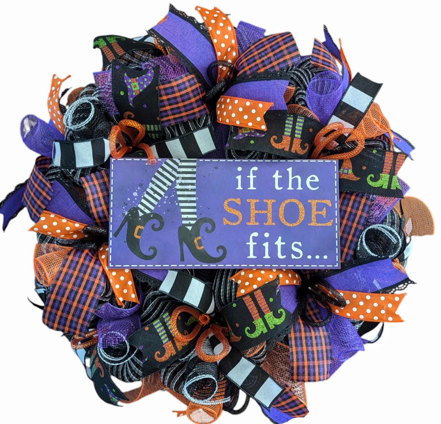 Halloween wreath, witch wreath, halloween wreaths, mesh halloween wreath, fall wreath, october wreath, witch decor, girls halloween wreath