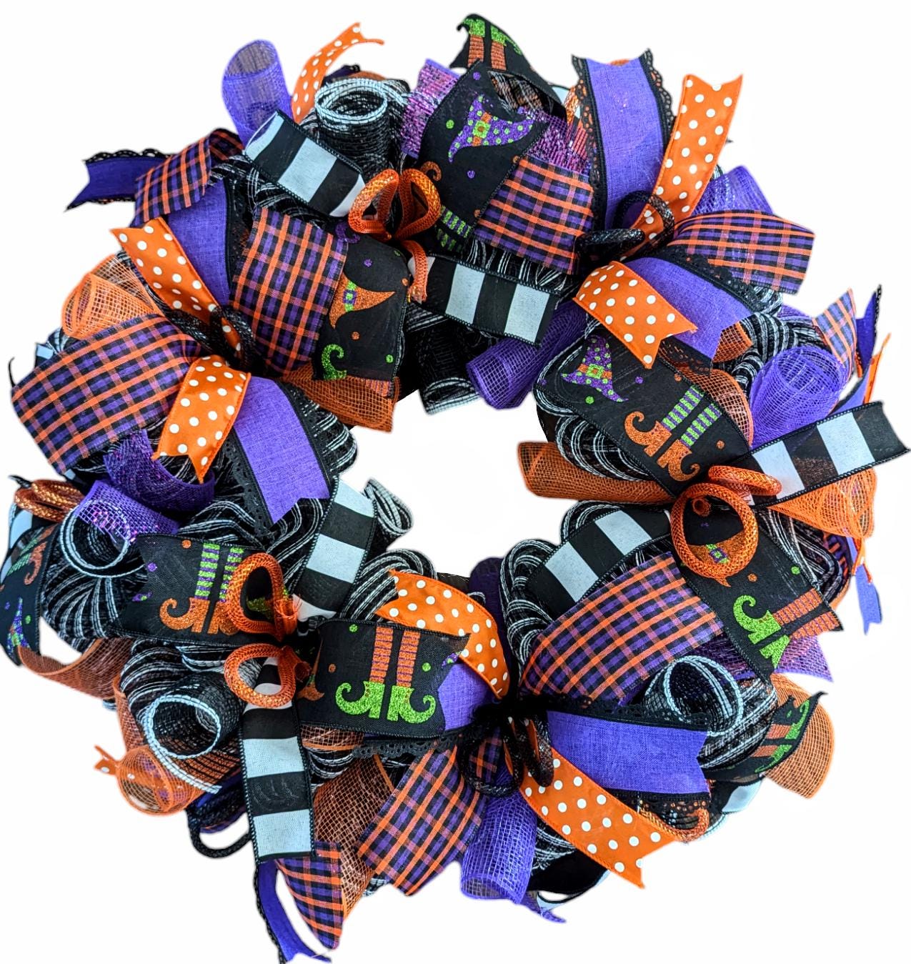 Open Halloween wreath
