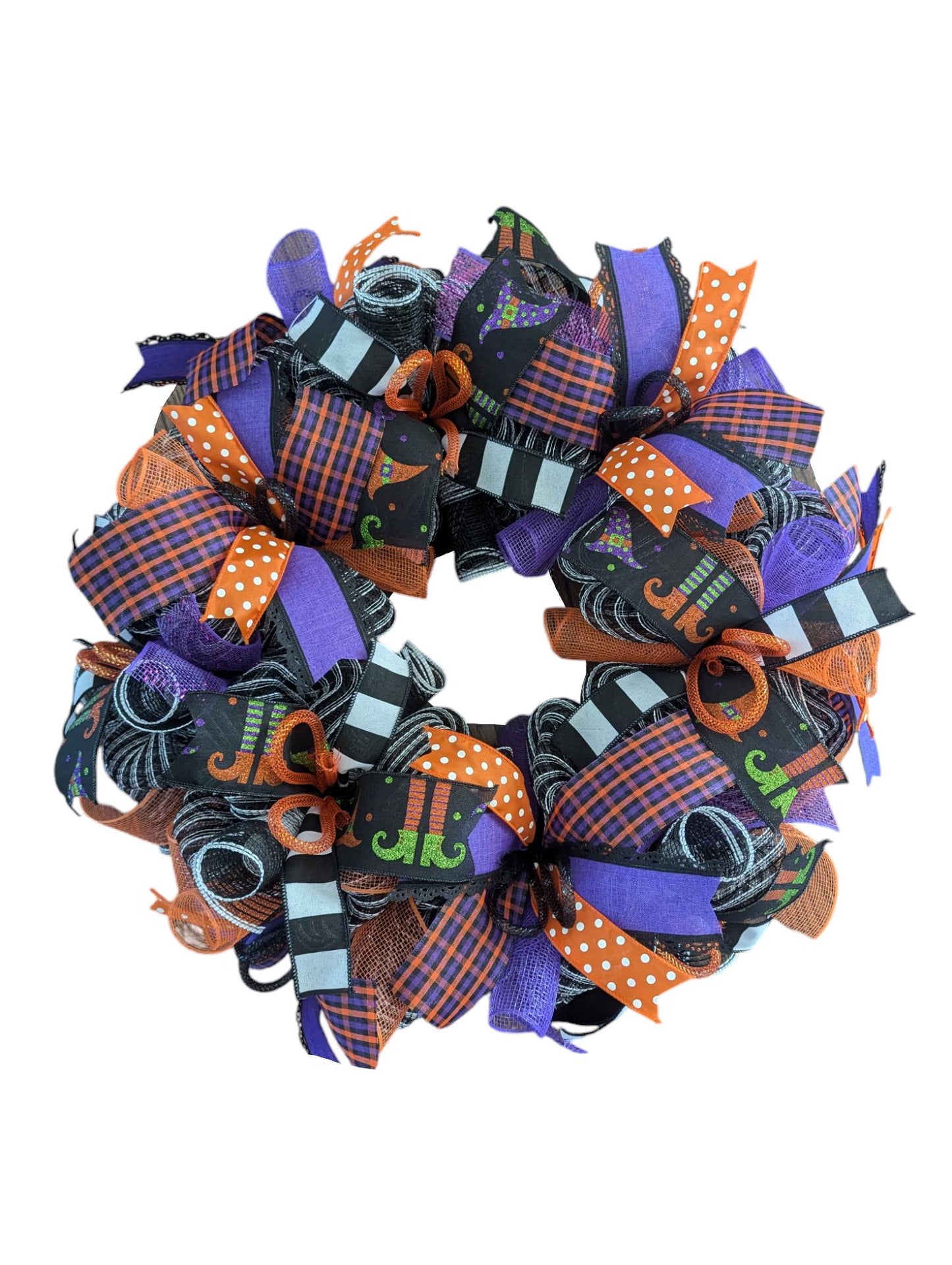 Open Halloween wreath